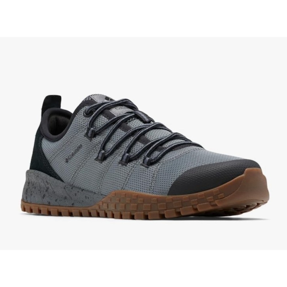 Columbia Men's Crestwood Hiking Shoes Fairbanks Low - Graphite/Black - Size US 7